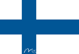 Original, wavy, square, rounded, round, emoji. Finland Flag Wallpaper Wall Mural By Magic Murals