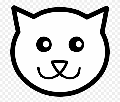 Cat Face Coloring Page Murderthestout Cat Face Cartoon Drawing Clipart 1430099 Pinclipart