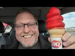 Dairy Queen Cherry Dipped Ice Cream Cone Review ! DQ Cherry returns 🍒 !