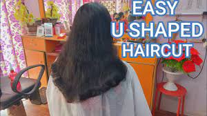 U Shape Haircut Easy Method Professional U Cut U Cut For Medium Hair U Shape Haircut Easily At Home Youtube