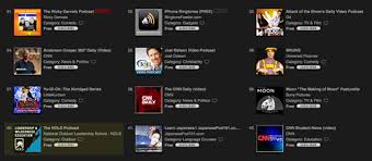 40 on the video podcast charts