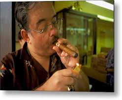 Cuban Cigars Metal Print