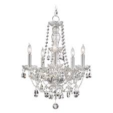 Quorum Lighting Bohemian Katerina Chrome Crystal Chandelier 630 5 514 Destination Lighting