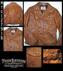 Thedi Leathers Cafe Racer Filmjackets Com Vintage Collection Leather Jacket Cool Jackets