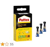 Pattex Kraft-Mix Extrem Schnell, extrem schnell härtender 2 Komponenten  Kleber auf Epoxidharz Basis, für viele Materialien, Spar-Set mit 2x 12 g  Tube ...