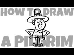 Your drawing pilgrim stock images are ready. How To Draw A Pilgrim Boy Youtube