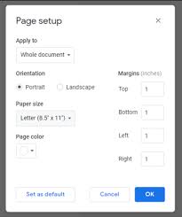 If the ruler isn't visible, select show ruler from the view. How To Change Margins In Google Docs