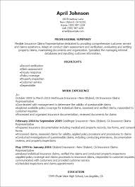 Insurance agents are responsible for identifying sales opportunities for insurance plans and overseeing a portfolio of clients. Claims Representative Resume Example Myperfectresume