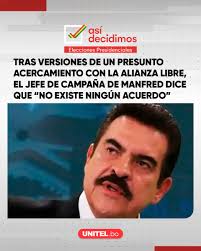 Mauricio Muñoz, jefe de campaña de Autonomía Para Bolivia (APB)-Súmate, que  postula a la Presidencia a Manfred Reyes Villa, dijo este lunes que no  existen acuerdos con precandidatos o candidatos. La afirmación