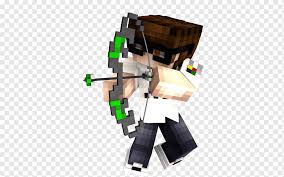 Craft a diamond sword and bow. Minecraft Bow Pointing Bown Minecraft Gamer Bow And Arrow Player Versus Player Rendering Skin Machine Herobrine Gaming Png Pngwing