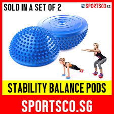 4.0 out of 5 stars based on 2 product ratings (2). Sportsco Mini Bosu Ball 16cm Sold In Pair Spiky Stability Balance Pods Trainer Ship From Singapore Shopee Singapore