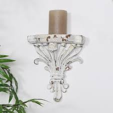 One of the distinct advantages of scones is their ability to come in many different appearances. Antique White Wall Sconce Style Shelf