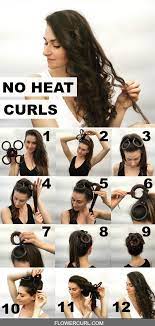 How To Create Quick And Easy Hairstyles No Heat Curls Heatless Curls Overnight Curls Step By Step Ins Curls No Heat Overnight Hairstyles Heatless Curls