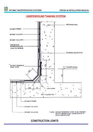 Underground Water Tank Typical Section Water Storage Tanks Water Storage Underground