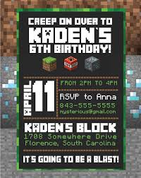 How are you trying to invite your friends? Free 8 Minecraft Birthday Invitation Designs Examples In Psd Ai Eps Vector Examples