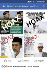 Mengikuti aktivitas tuan guru ustadz h. Hoax Ustadz Abdul Somad Dukung Jokowi Portal Islam
