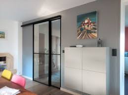Realisation Agem Rennes Realisation Et Pose D Un Porte Coulissante Sur Mesure Au Design Epure Pour Separer Les Pieces Design Epure Placard Porte Coulissante