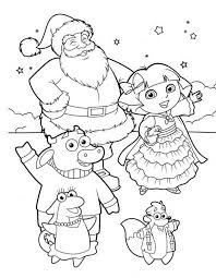 Dora Explorer Winter Coloring Pages Coloring Pages Kids Coloring Books Coloring Books