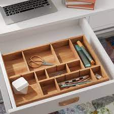 Purchase these lovely desk drawer organizer at incredibly competitive prices on the site. White Serenable 12 Pack Of Desk Drawer Organizer Trays Storage Drawer Dividers Closet Underwear Organizer Drawer Divider 8 26 X 2 6 X 16inch 21x6 6x40 5cm Home Kitchen Surclima Closet Rods Shelves