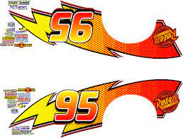 Edible Lightning Mcqueen Cake Stickers Canada Google Search Lightning Mcqueen Mcqueen Cake Disney Logo