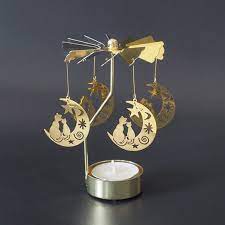 Then, each evening, you, your tablemates and servers will rotate to a different restaurant. Candlestick Rotating Romantic Spin Carousel Tea Light Candle Holder Candlelight Dinner Party Christmas Decor Butterfly Angle Cat Buy At The Price Of 0 79 In Aliexpress Com Imall Com
