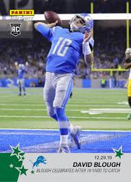 Lions qb david blough expected to start thursday. David Blough 2019 Nfl Instant 154 Green 1 10