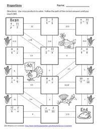 The math curriculum covers all math strands and is not limited to just for students to clearly understand these concepts, interactive activities should be introduced. Maze Thanksgiving Proportions Free Thanksgiving Math Thanksgiving Math Activities Maths Activities Middle School