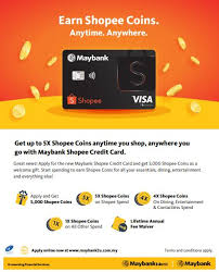 Mata ganjaran ini boleh anda tebus untuk mendapatkan hadiah daripada katalog maybank. Kad Kredit Maybank Shopee Baharu Dilancarkan