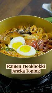 Ramen Tteokbokki Aneka Toping Pinterest