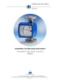 Curious to know what a flow meter is, the types of flow meters, and how they work? Installation And Operating Instructions Variable Area Flow Meters Sgm Manualzz