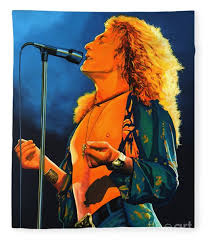 Robert Plant Fleece Blankets | Pixels