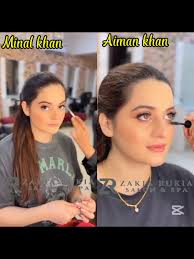 Aimen Khan and Minaal Lhan