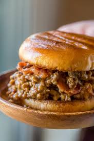 Bacon Cheeseburger Sloppy Joes With Ground Beef Ketchup Gravy Cheddar Cheese And Crisp Bacon Is The Ultimate Bacon Chee Cheeseburger Sloppy Joes Recipes Food