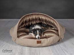 Collared Creatures Luxury Dog Cave Bed, Dog Bed, Extra Large 114cm (45