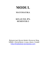 Materi pembelajaran sma kelas 12. Doc Modul Matematika Kelas X Eksponen Dan Logaritma Muhammad Rizky Academia Edu