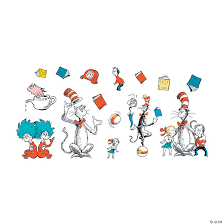 Most of these books were written in rhyme, and were filled with imaginative characters. Jumbo Dr Seuss Characters Bulletin Board Cutouts Oriental Trading