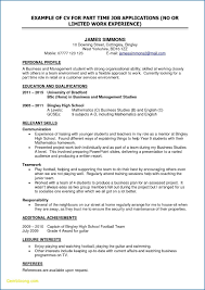 Part Time Job Resume Lovely Resumes For Part Time Jobs Professional Part Time Job Resume In 2020 Job Resume Examples Student Resume Resume Examples