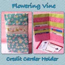 Be sure the little bumps are face down. Free Sewing Pattern Flowering Vine Credit Card Holder I Sew Free