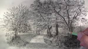 Italian countryside pencil drawing, landscape realistic sketch, digital instant download, line art wall decor sketchingstudio $ 4.20. How To Draw Landscapes With A Pencil And Digitally