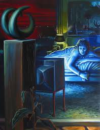 Lakefront Property Robert Yarber This Guy Does These With Crayons Like Crayola Crayons Freakin Amazing American Art Surreal Art Modern Painting