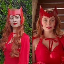 Pdf Pattern Scarlet Witch Comic Style Mask Headpiece Template Not Finished Item In 2021 Scarlet Witch Comic Scarlet Witch Costume Scarlet Witch Cosplay