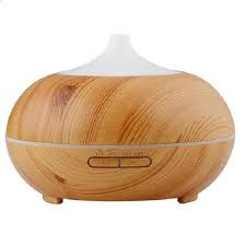 300ml Aroma Diffuser Aromatherapy Wood Grain Essential Oil Diffuser Ultrasonic Cool Mist Humi Wooden Oil Diffuser Aroma Oil Diffusers Humidifier Essential Oils