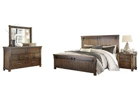 Ashley Lakeleigh 4pc Bedroom Set Cal King Panel Bed Dresser Mirror One Nightstand In Ashley Bedroom Furniture Sets Ashley Furniture Bedroom Bedroom Sets Queen