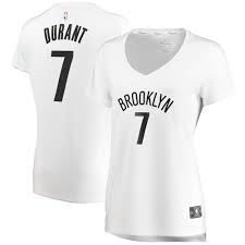 La camiseta swingman classic edition 2020 de los brooklyn nets se inspira en el look que llevan los profesionales. Fanatics Branded Kevin Durant Brooklyn Nets Womens White Fast Break Player Jersey Association Edition