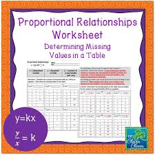 This Product Has Students Examine The Relationship Between The Independent Variable X And De Proportional Relationships Relationship Worksheets Teaching Math