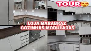 Cupom marabraz 10% off | valor mínimo de compra r$599. Tour Pela Cozinha Modulada Loja Marabraz Cozinha Planejada Ou Modulada Youtube