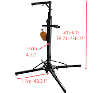 Two Crank Up Speaker Stand with Outriggers Hanging Line ...