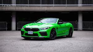 Green 2020 Bmw M8 Competition Cabrio In Building Background Cars Hd Desktop Wallpaper Widescreen High Definition Fullscreen