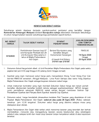 5) negeri sembilan darul khusus: Mpag Kenyataan Sebut Harga Majlis Perbandaran Alor Gajah Facebook