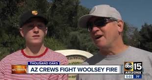 AZ crews working to contain Woolsey Fire in CA